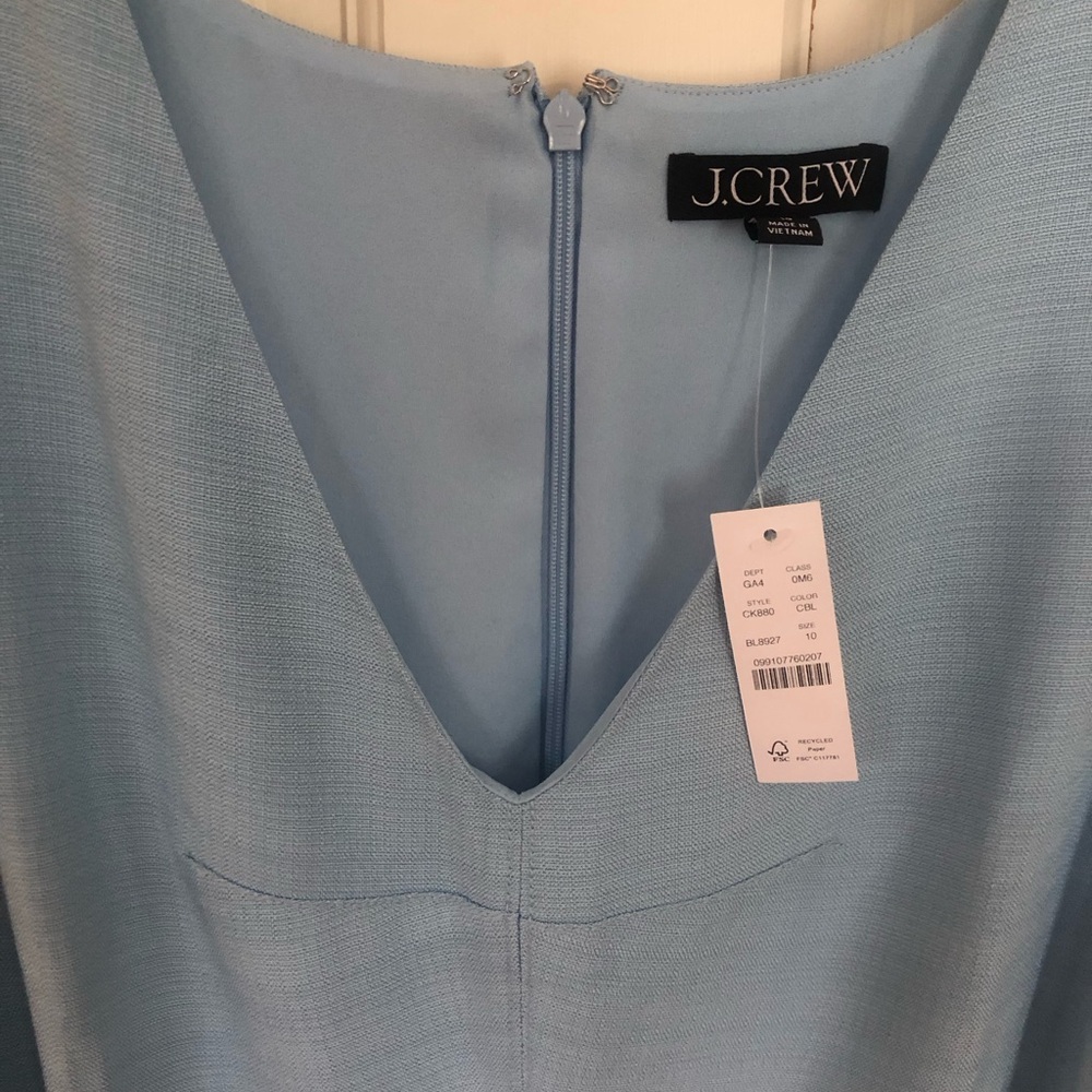 NWT J. Crew Mathilda v neck dress (last price drop) - Picture 5 of 7